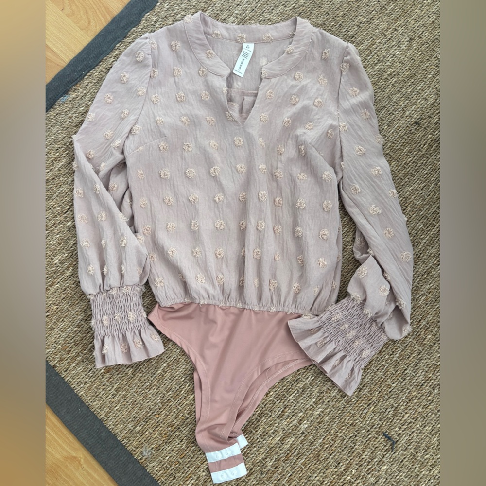 Blush Textured Top